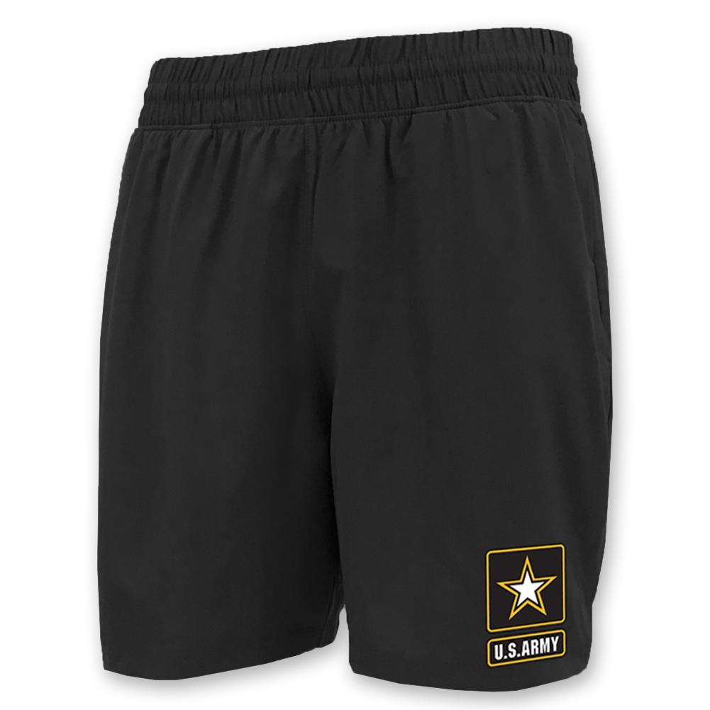 Army Under Armour Mens Tactical PT Shorts (Black)