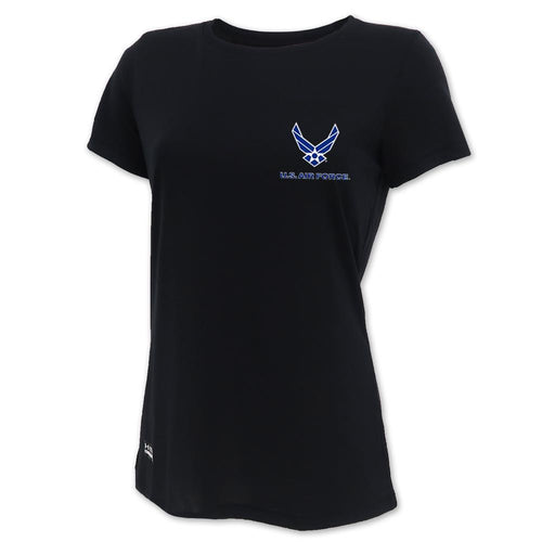 Air Force Under Armour Ladies Tactical Tech T-Shirt (Black)