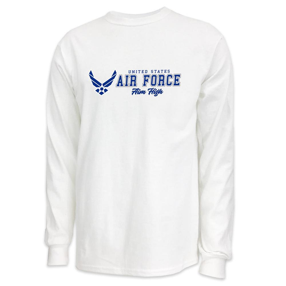 United States Air Force Aim High Logo Long Sleeve T-Shirt