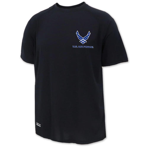 Air Force Under Armour Mens Tactical Tech T-Shirt (Black)