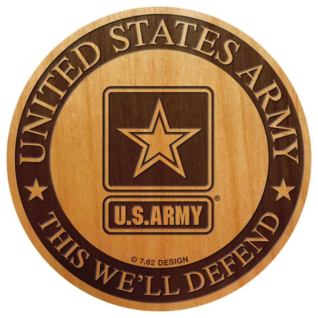 United States Army Wood Coasters (Set of 4)