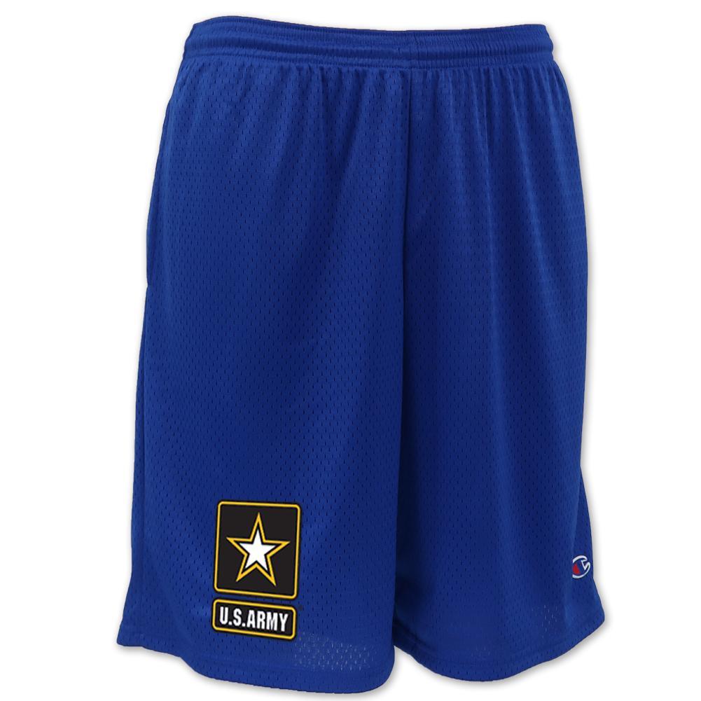 Army Champion Star Logo Mesh Short