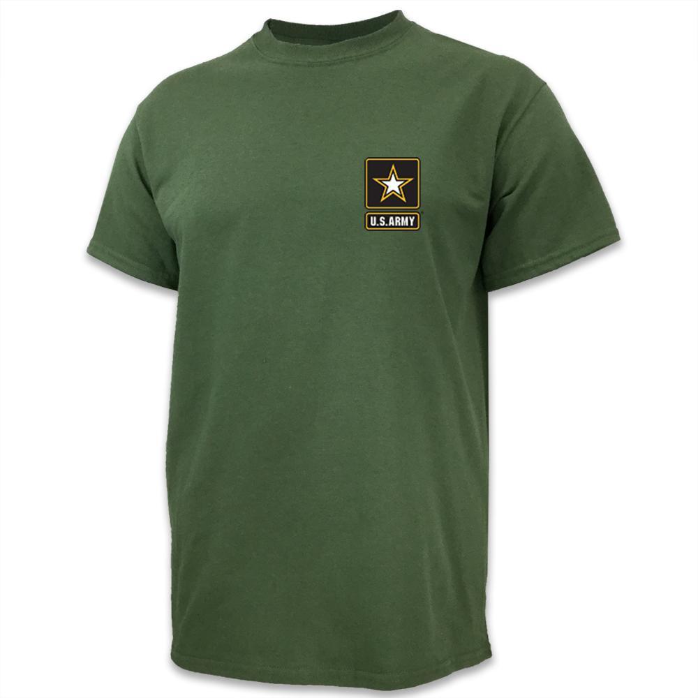 Army Star Logo USA Made T-Shirt (OD Green)