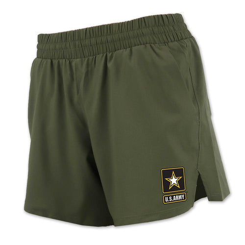 Army Under Armour Ladies Tactical PT Shorts (OD Green)