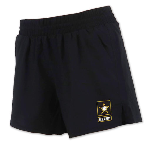 Army Under Armour Ladies Tactical PT Shorts (Black)