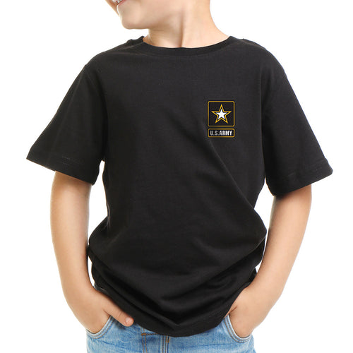 Army Youth Star Left Chest Logo T