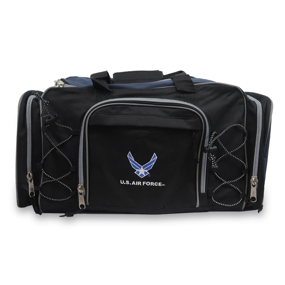 Air Force Wings Action Duffel Bag (Navy/Black)