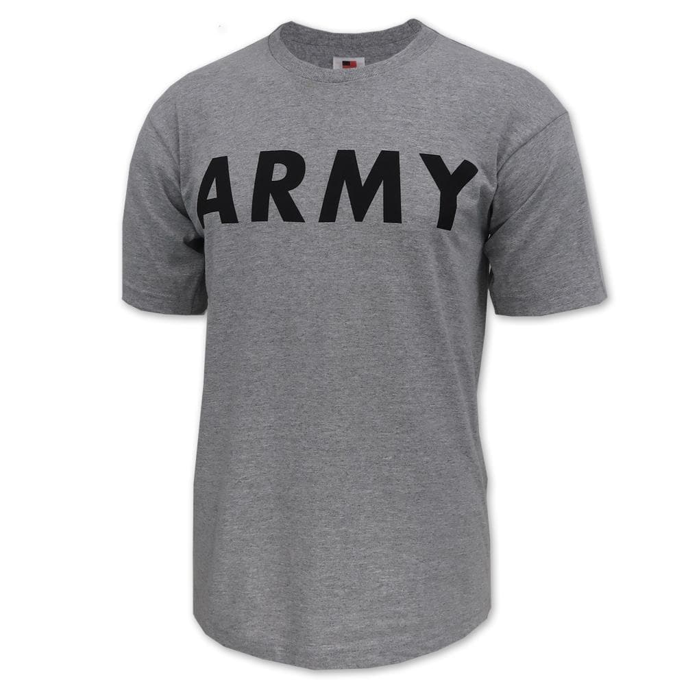 Army Logo Core USA Made T-Shirt (Grey)