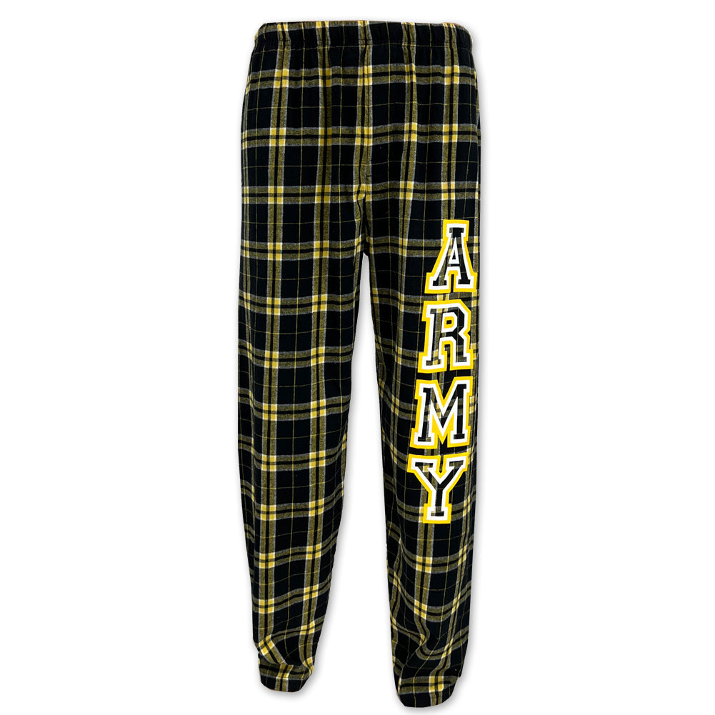 Army 2C Flannel Pants (Black/Gold)