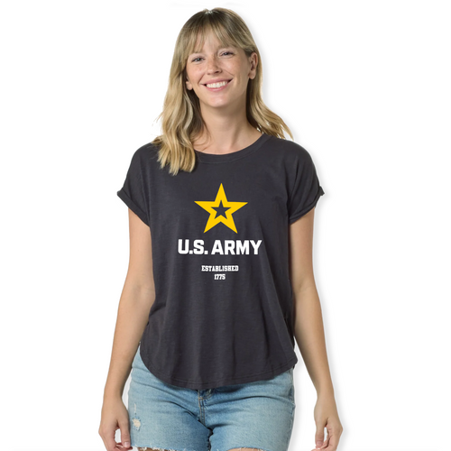 Army Ladies Sweet Tee (Black)