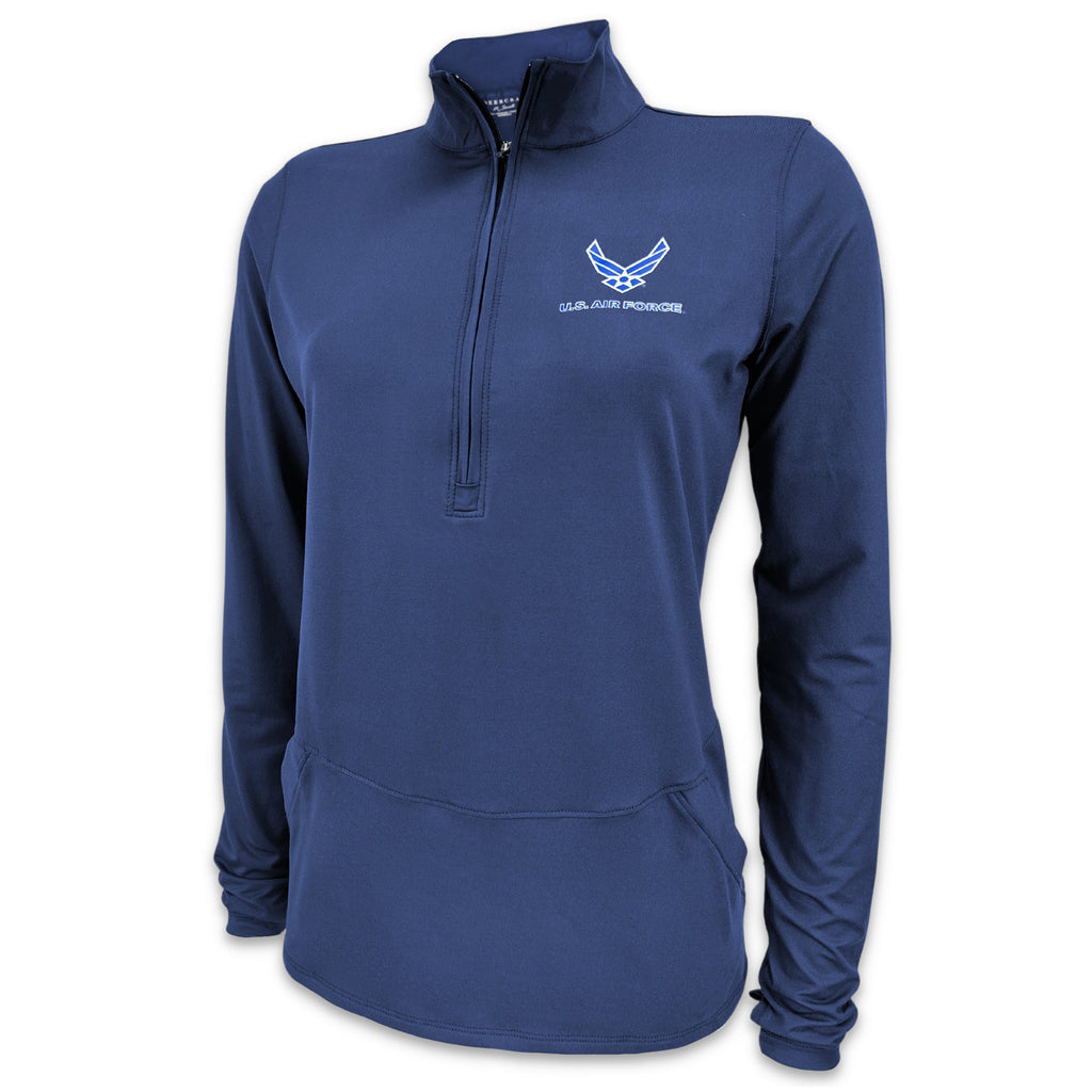 Air Force Ladies Flex Quarter Zip (Navy)