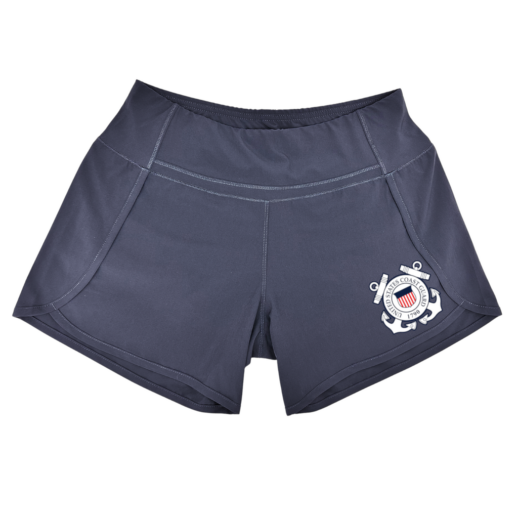 Coast Guard Ladies Stretch Woven Lined Short (Castlerock)