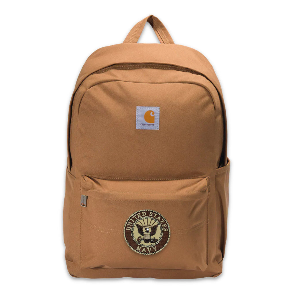 Navy Carhartt Classic Laptop Daypack (Tan Patch)