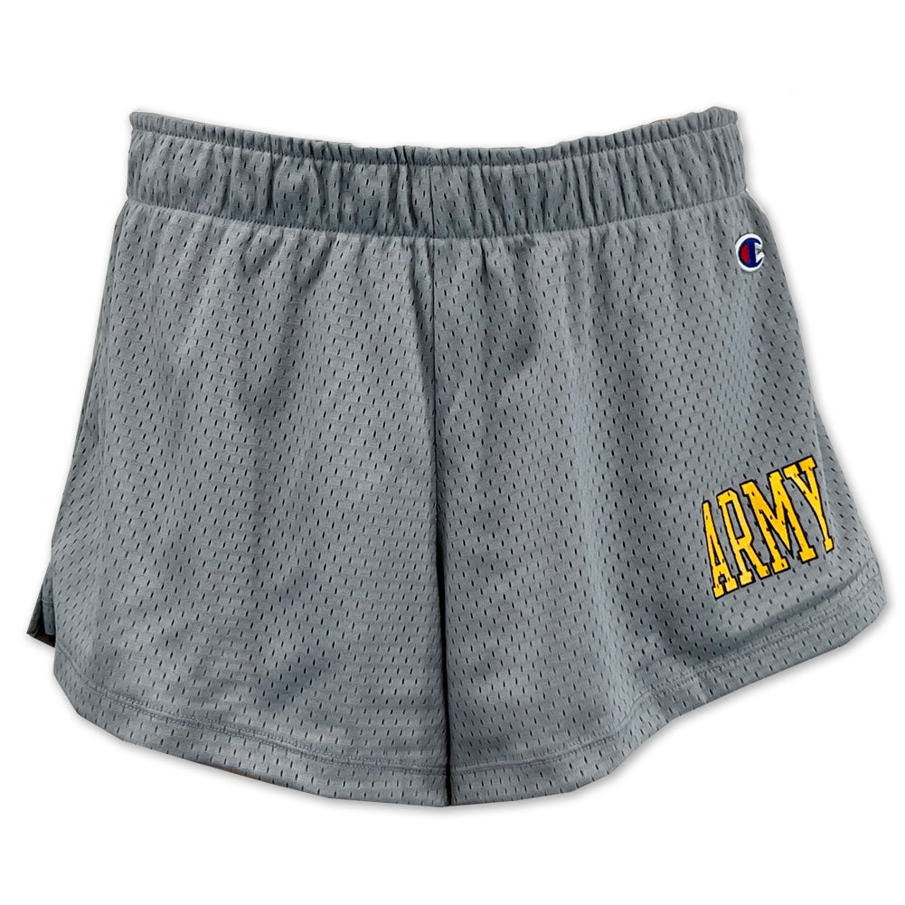 Army Champion Ladies Mesh Shorts (Grey)