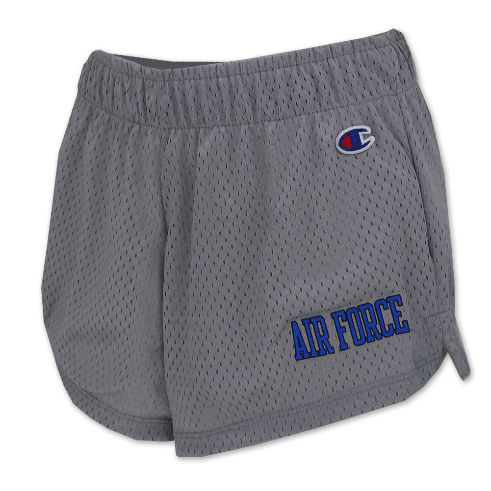 Air Force Champion Ladies Mesh Shorts (Grey)