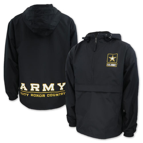 Army Star Champion Packable Jacket (Black)