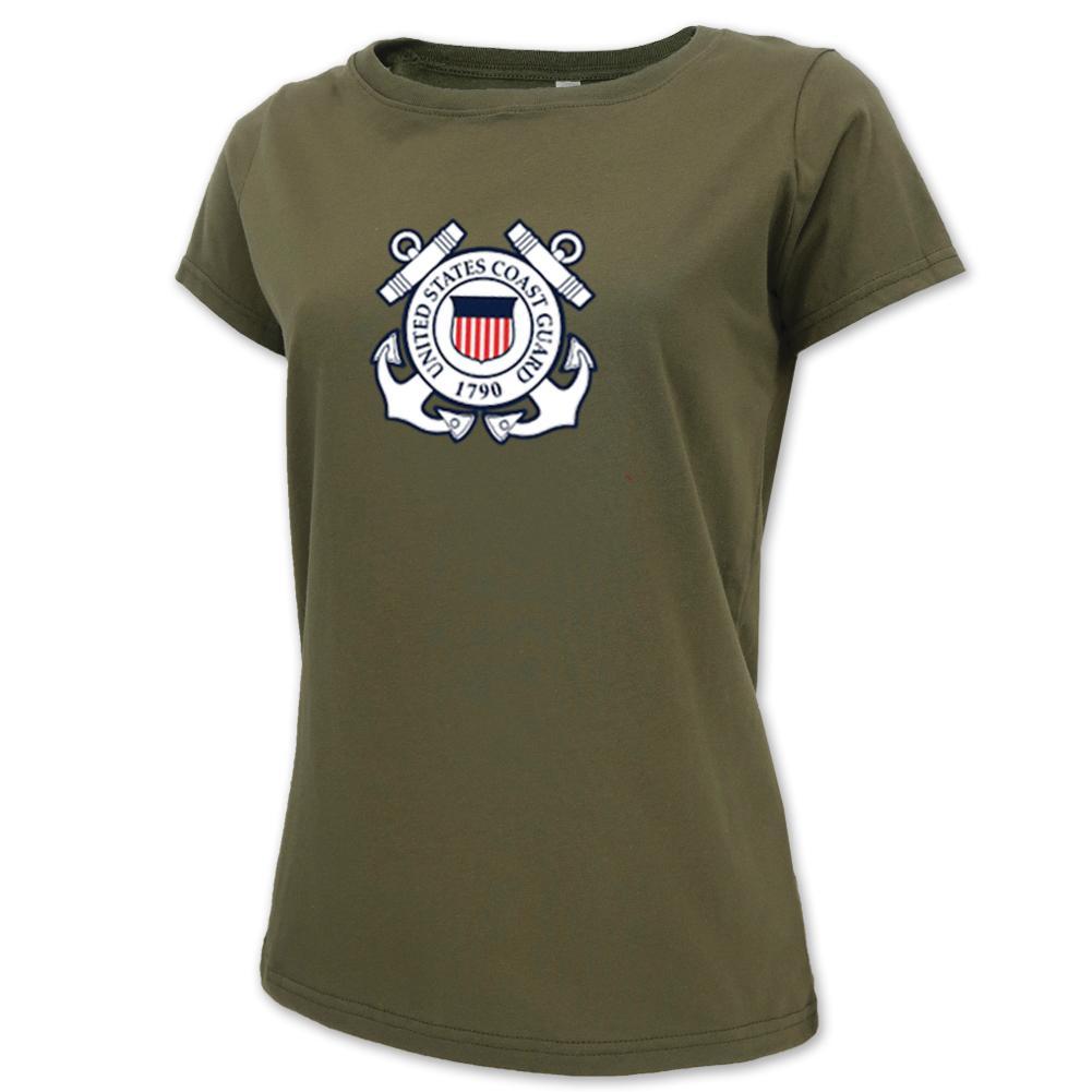 Coast Guard Ladies Seal Logo T