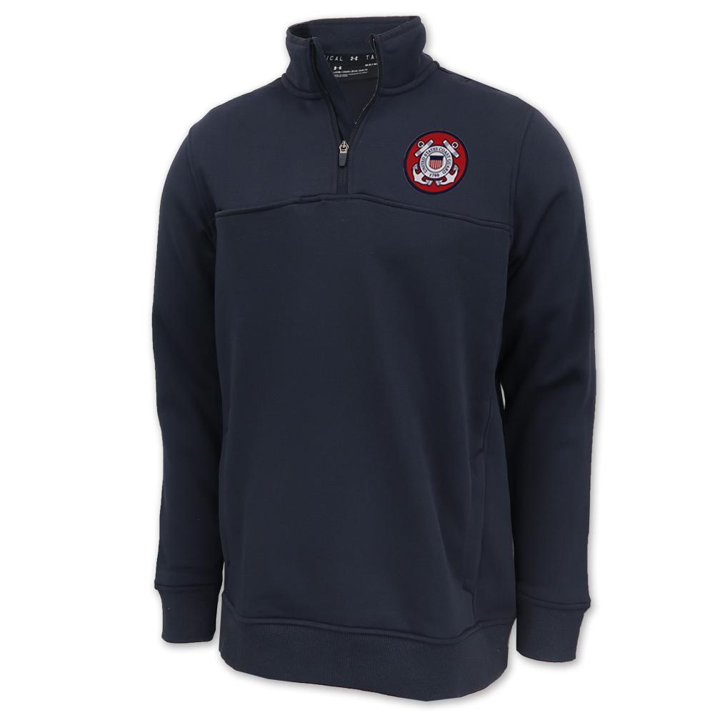 Coast Guard Under Armour Tactical Fleece 1/4 Zip (Navy)