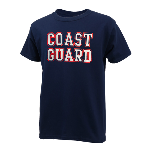 Coast Guard Youth Bold Core T-Shirt (Navy)