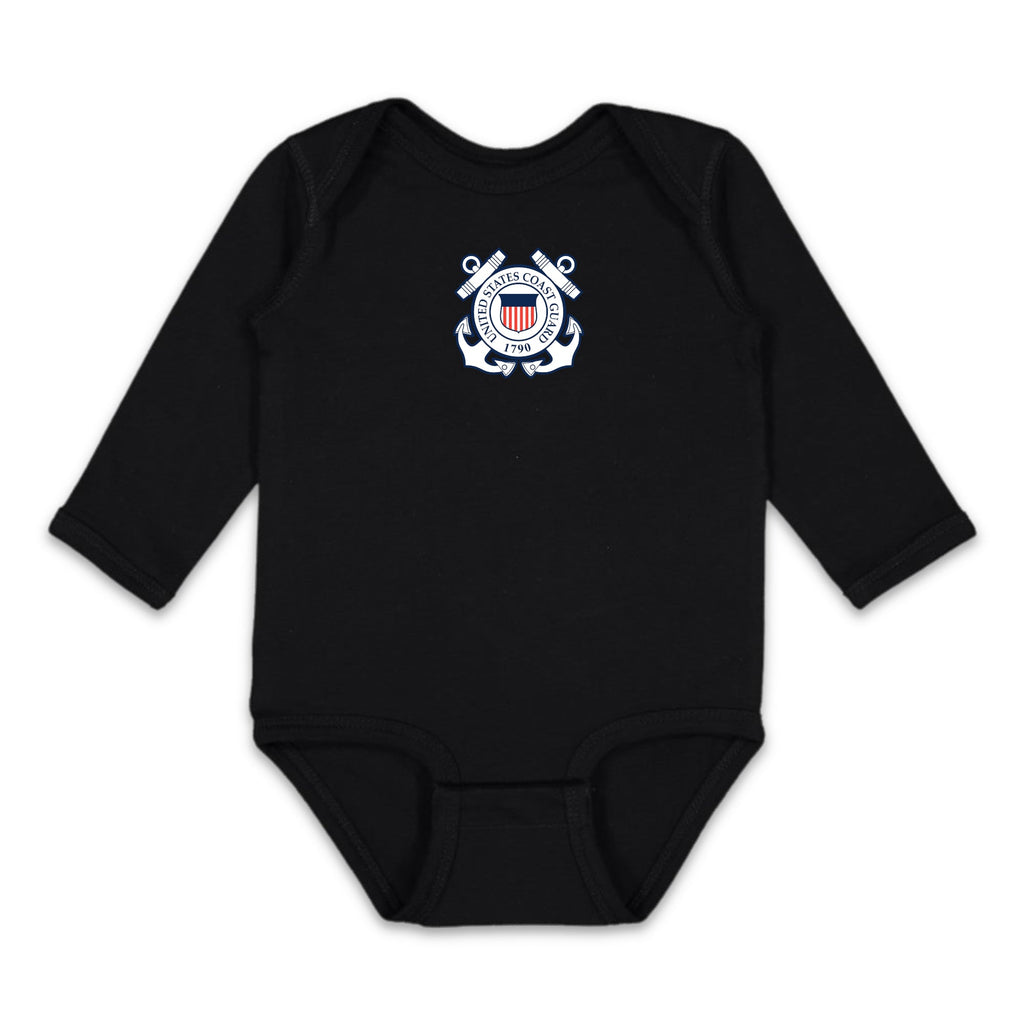 Coast Guard Seal Infant Long Sleeve Bodysuit