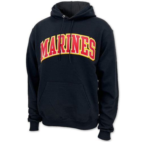 Marines Champion Powerblend Hood (Black)