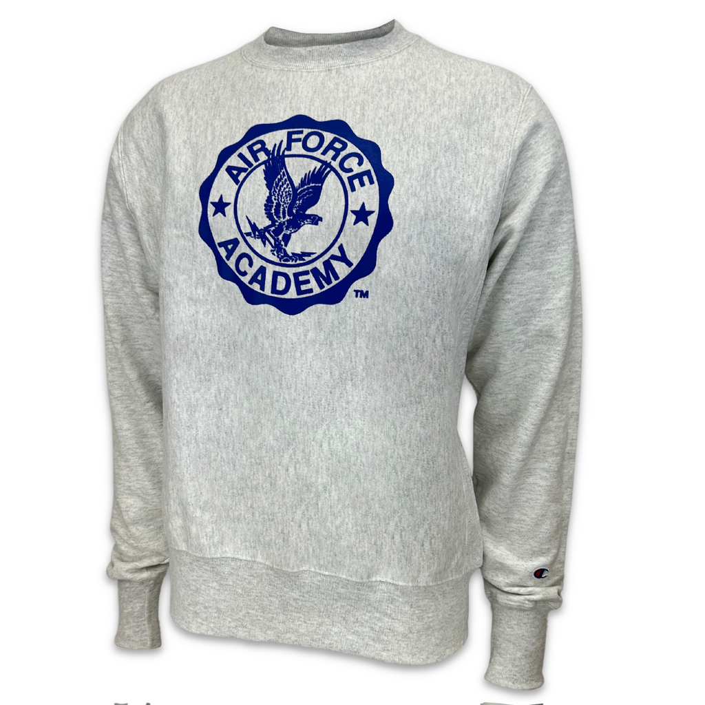 Air Force Academy Champion Reverse Weave Crewneck (Ash)