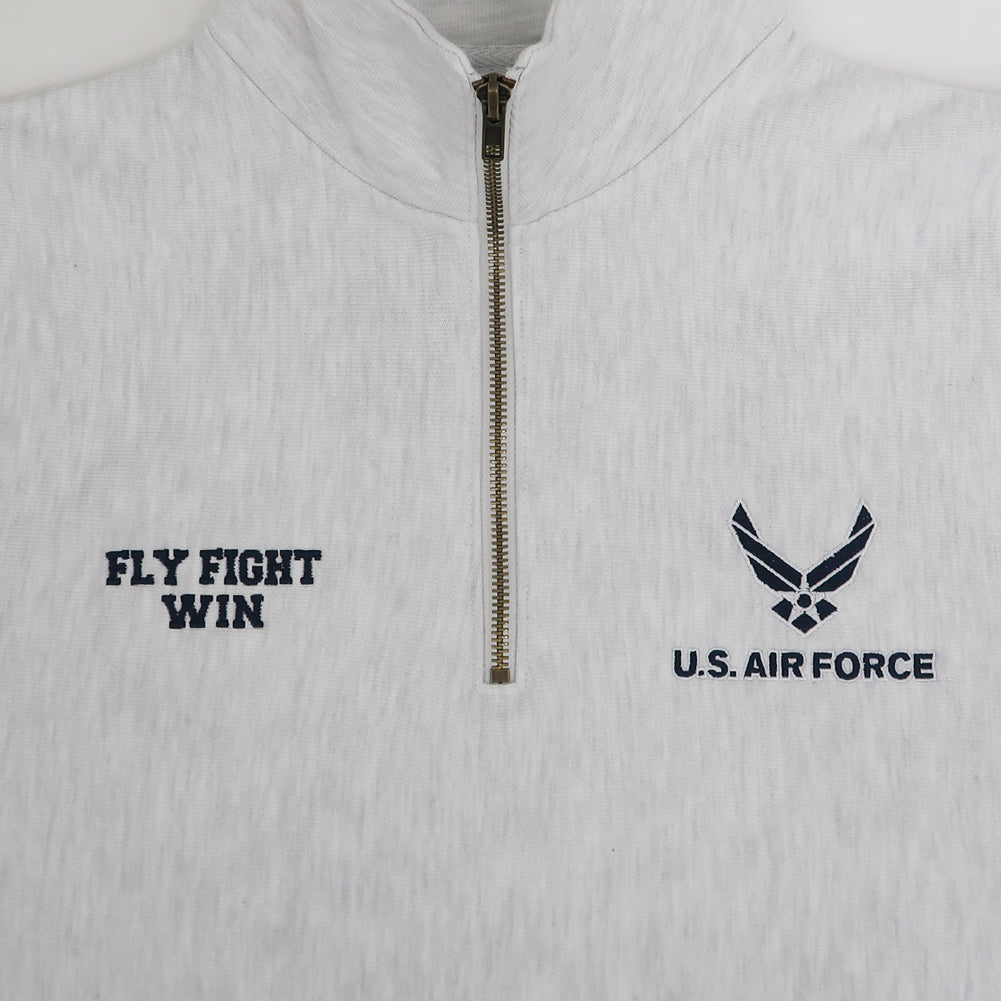 Air Force Champion Wings Reverse Weave 1/4 Zip (Ash)