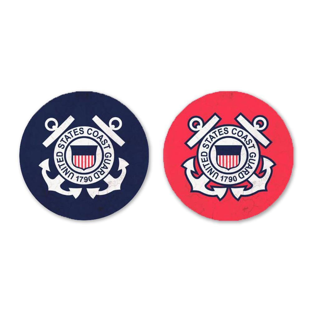 Coast Guard Thirsty Car Coaster 2 Pack