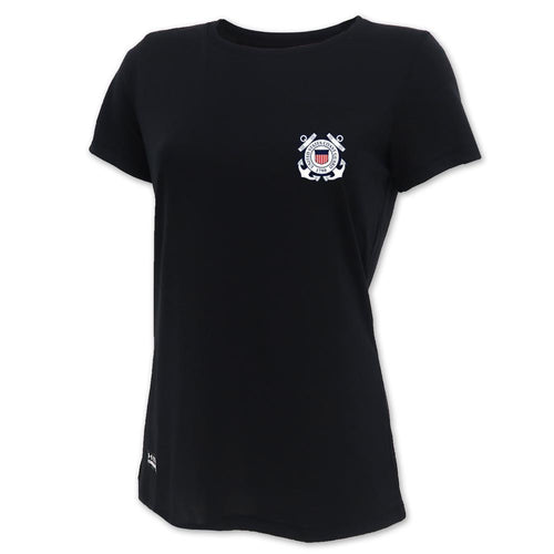 Coast Guard Under Armour Ladies Tactical Tech T-Shirt (Black)