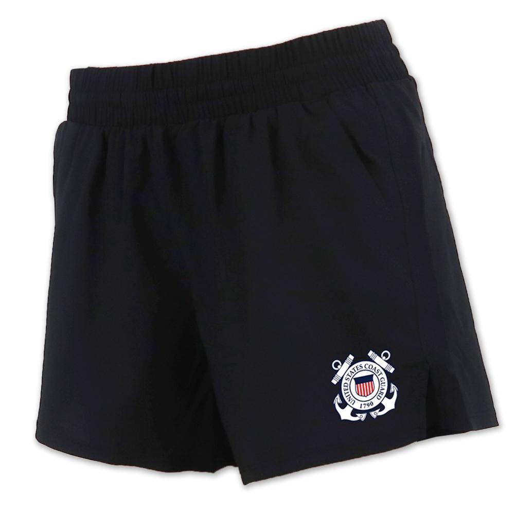 Coast Guard Under Armour Ladies Tactical PT Shorts (Black)