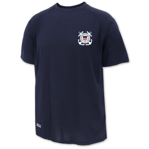 Coast Guard Under Armour Mens Tactical Tech T-Shirt (Navy)