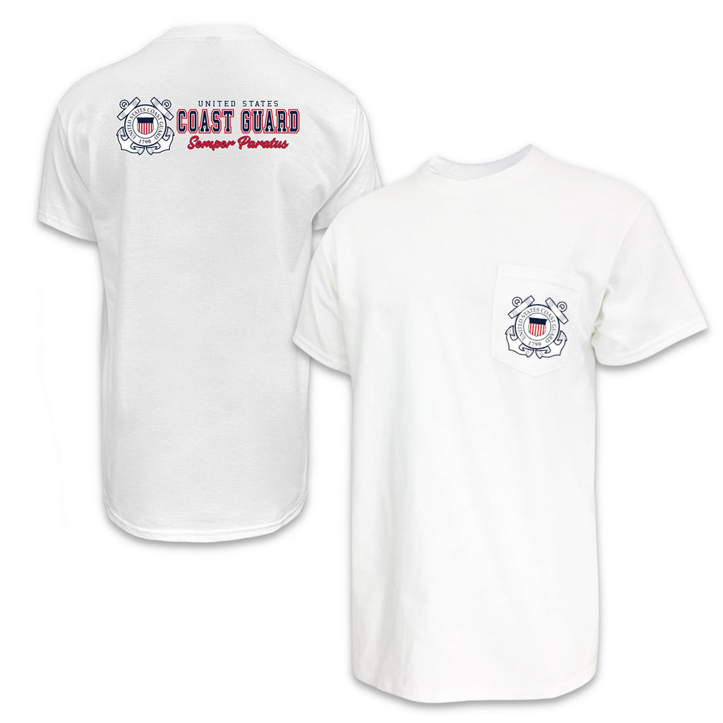 Coast Guard Mens Pocket Duo T-Shirt