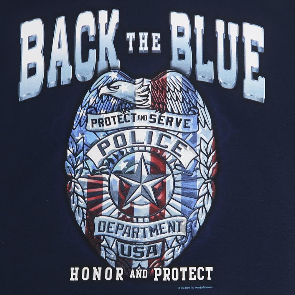 Back The Blue Honor and Protect T-Shirt (Navy)