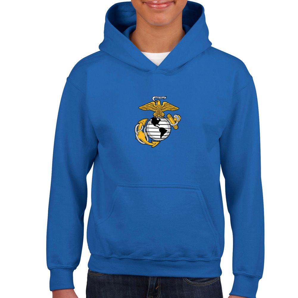 Marines Youth EGA Logo Hood