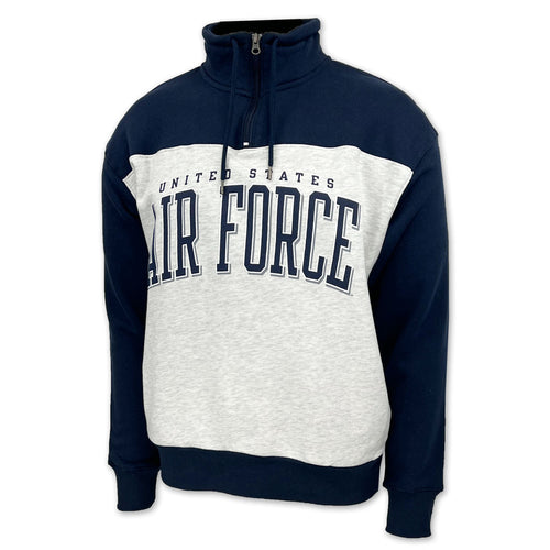 United States Air Force Big Cotton Retro 1/4 Zip (Navy)