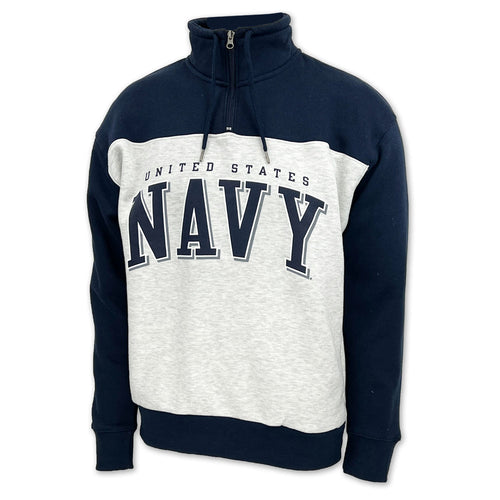 United States Navy Big Cotton Retro 1/4 Zip (Navy)