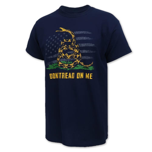 Gadsden Don'T Tread On Me T-Shirt (Navy)