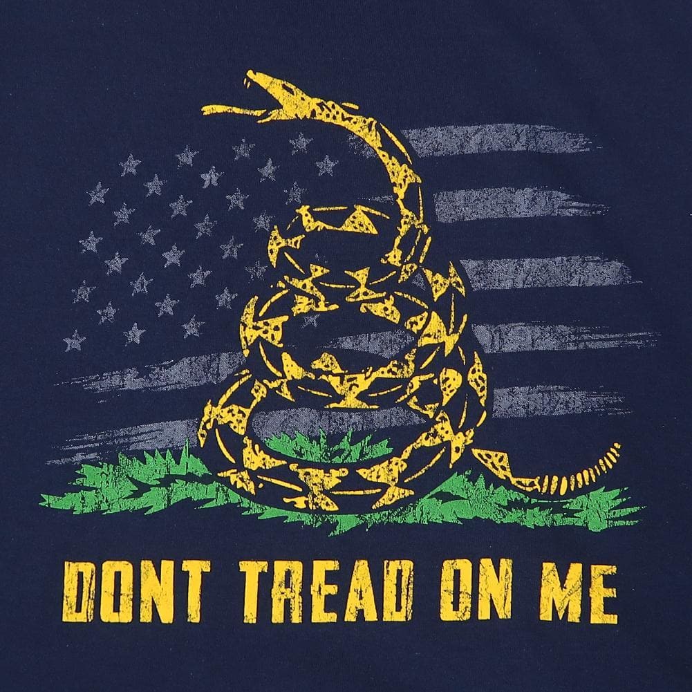 Gadsden Don'T Tread On Me T-Shirt (Navy)