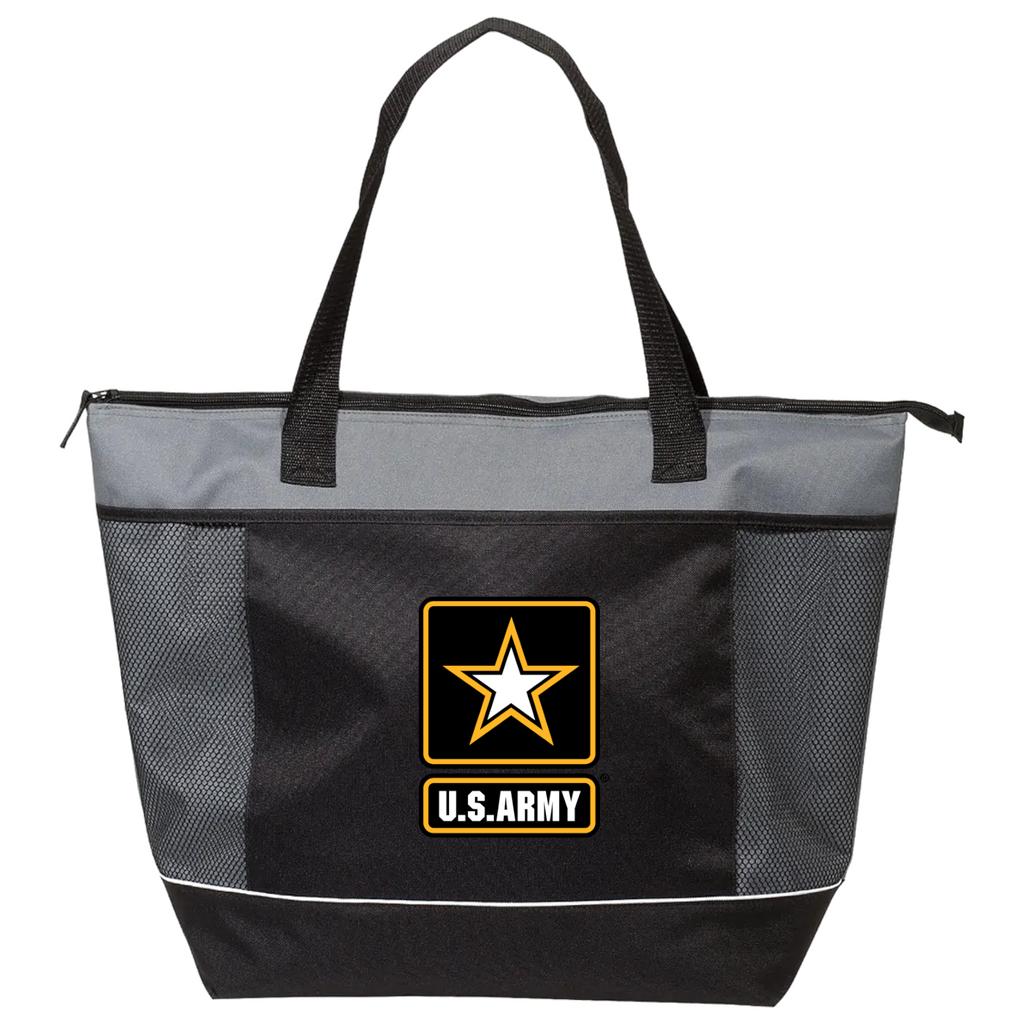 Army Shopping Cooler Tote (Grey)