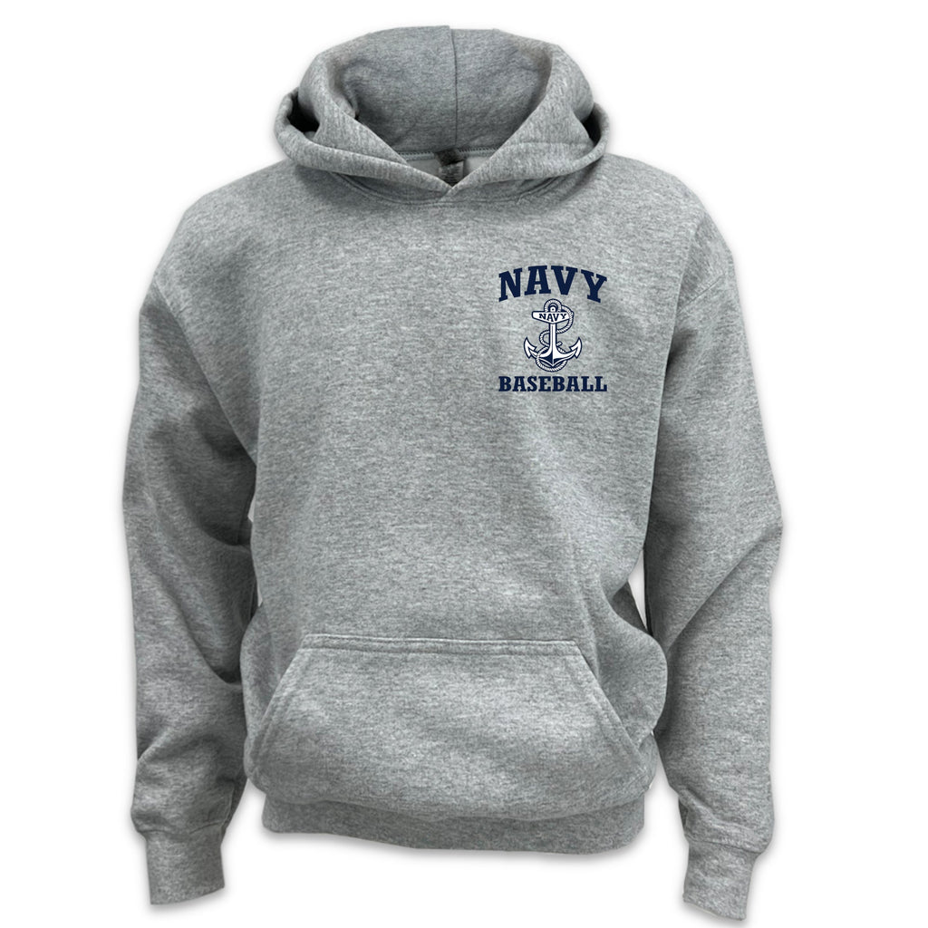 Navy Youth Anchor Baseball Hood