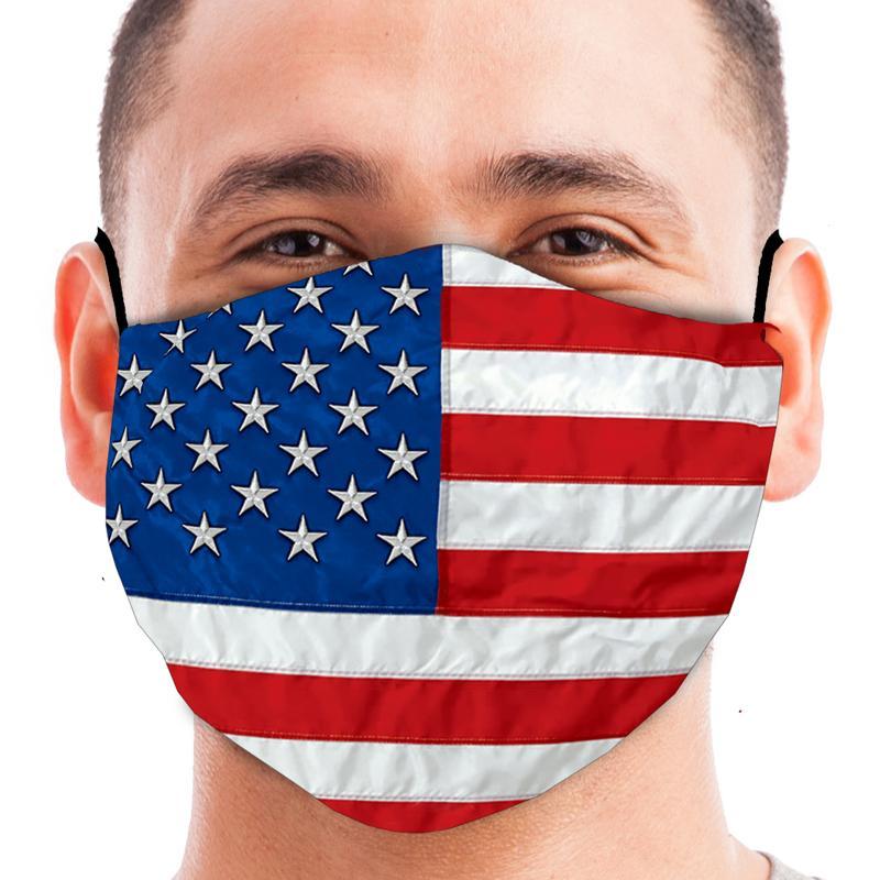 American Flag Face Mask (Red/White/Blue)- Single or 3 Pack