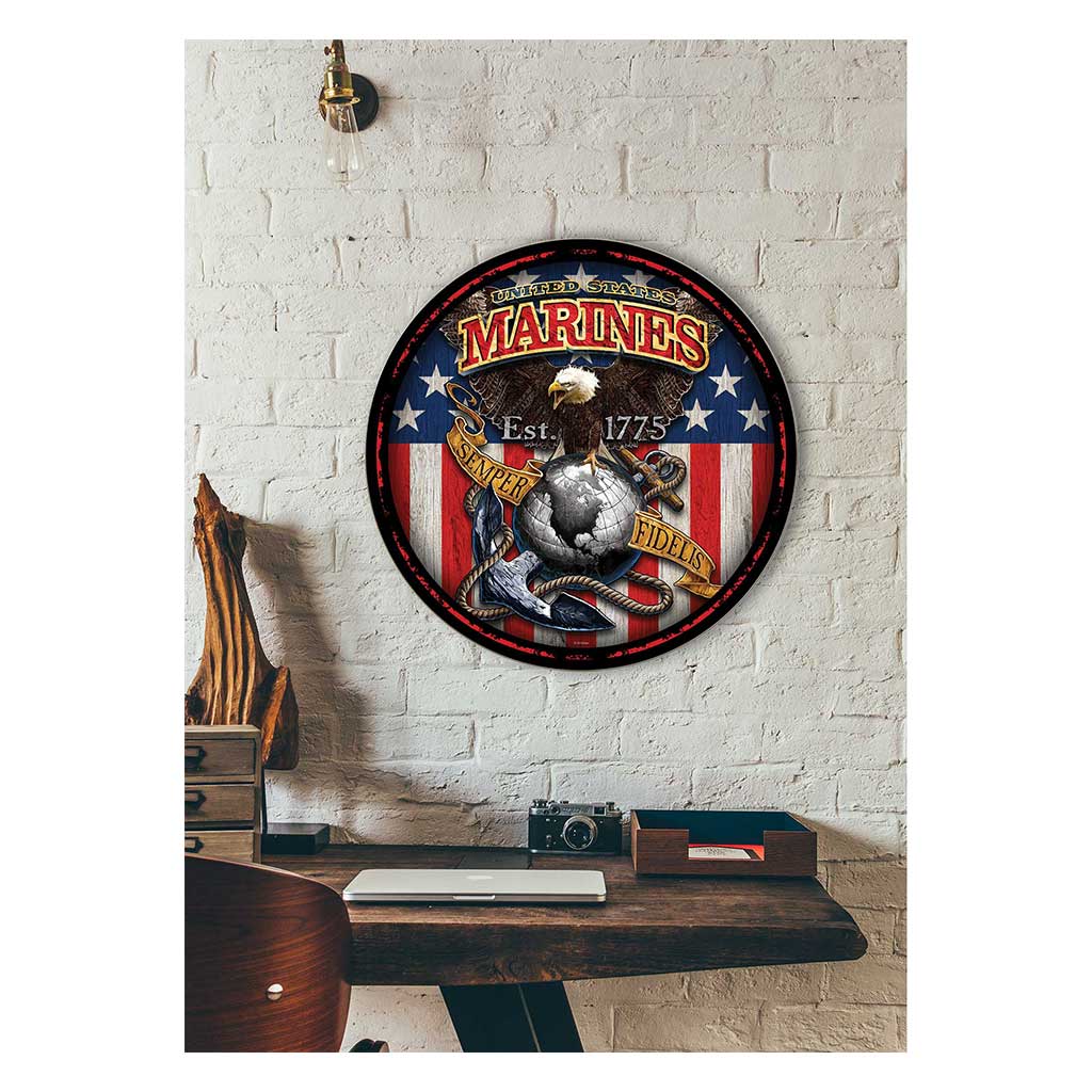 United States Marine Corps Fighting Eagle Circle (20x20)