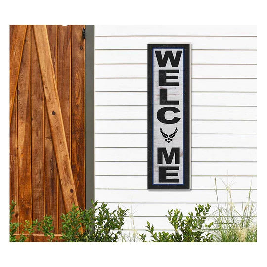 Indoor Outdoor Sign WELCOME Air Force (10x35)