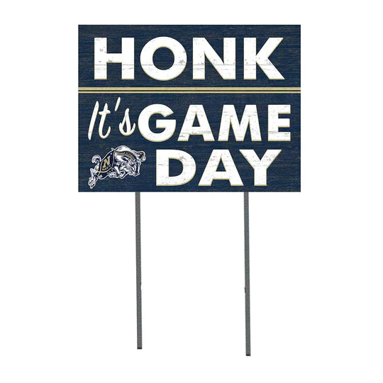 Lawn Sign Honk Game Day Naval Academy Midshipmen (18x24)