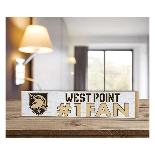 Block Weathered #1 Fan West Point Black Knights (3x13)