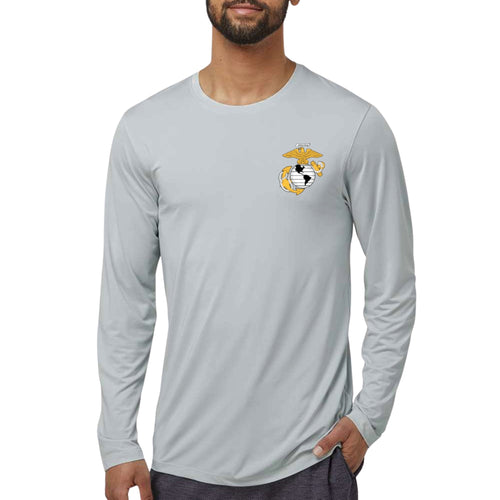 Marines Aruba Performance Longsleeve T-Shirt (Aluminium)