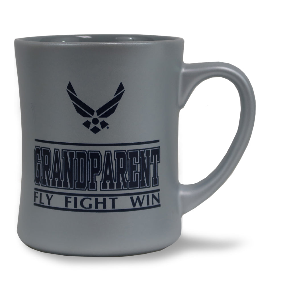 Air Force Grandparent 16oz MK Matte Mug (Silver)