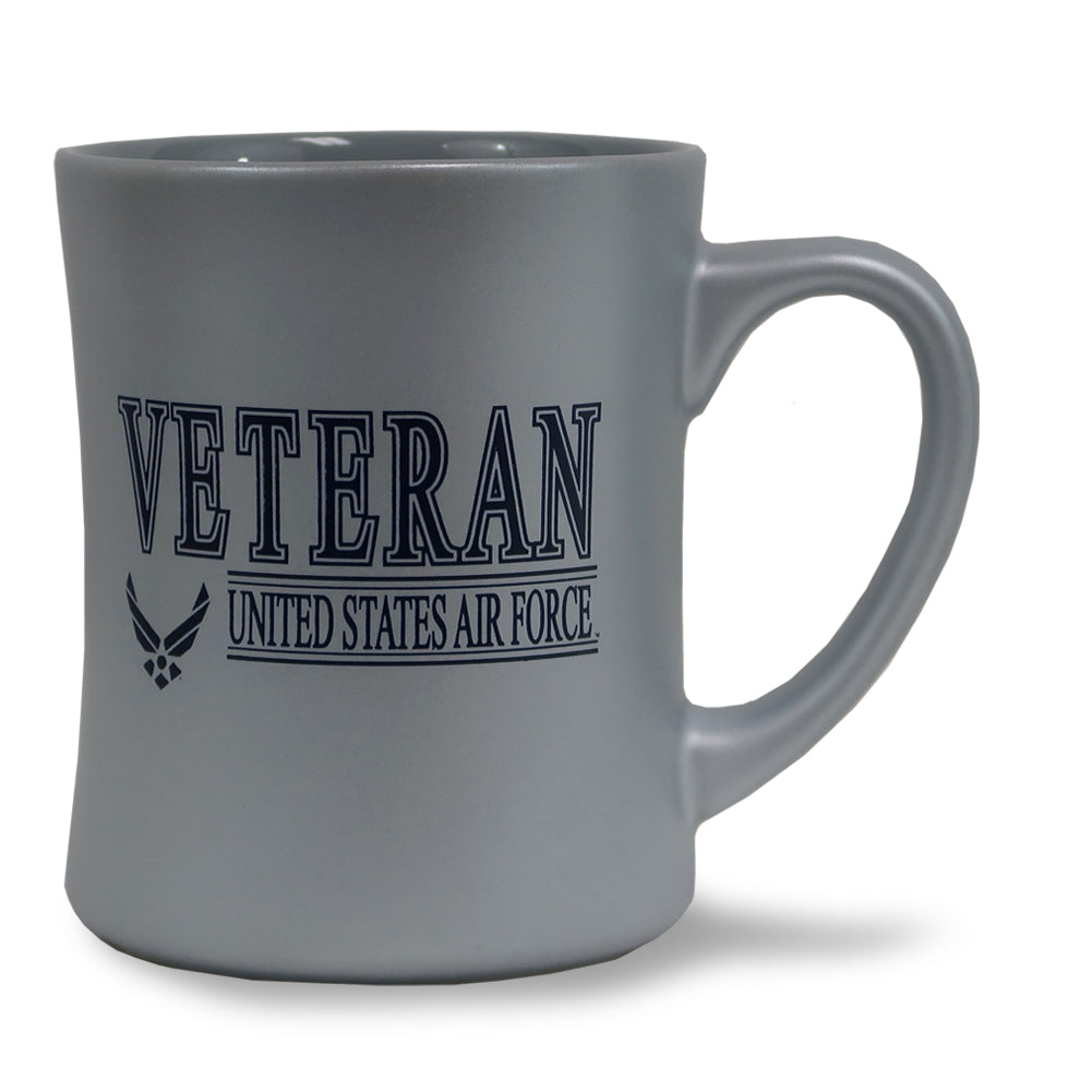 Air Force Veteran 16oz MK Matte Mug (Silver)