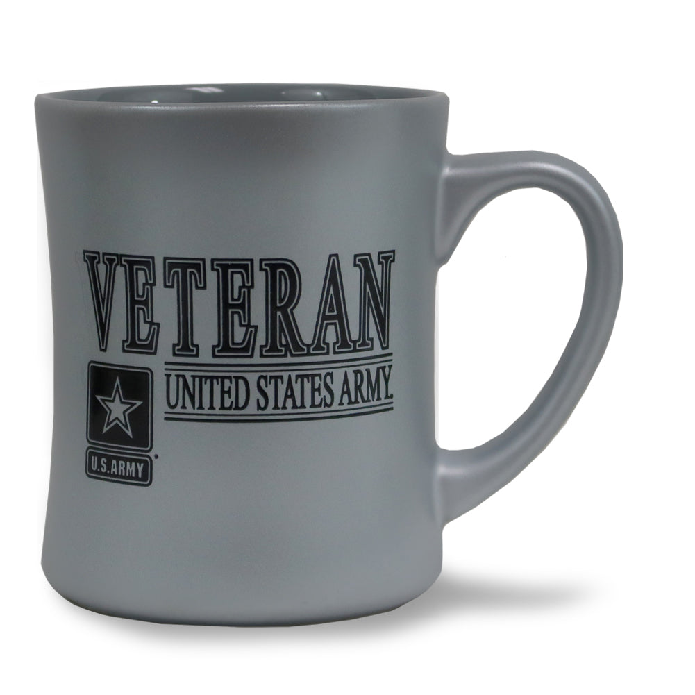 Army Veteran 16oz MK Matte Mug (Silver)