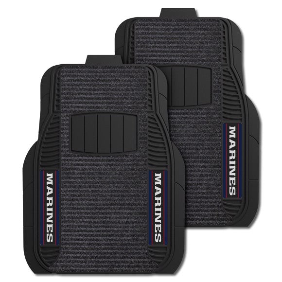 U.S. Marines 2-pc Deluxe Car Mat Set